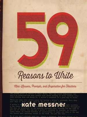 cover image of 59 Reasons to Write